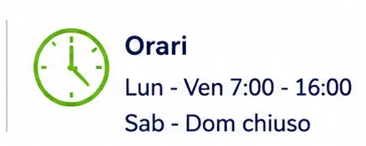 Orari della DCI Tech